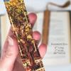 Juniper Tree Personalized Wooden Bookmark | Mike DeCesare Juniper Tree Nature Photograph Design | Handmade Wood Bookmark with Copper Collegiate-Style Chainette Tassel | Made in the USA view 3