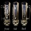 Ramsay Family Scottish Clan Crest Engraved Beer Stein Set of 4  27 oz Personalized Heraldic Glassware view 3