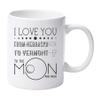 Happy Mother's Day Gift For Mom State To State Nebraska Vermont Cup I LOve You To The Moon And Back Mom Gifts From Daughter Son Mom Poems Coffee Mug Tea Cup 11 oz view 1