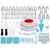 Cake Decorating Supplies Kit,310 PCS Baking Supplies Set with Icing Piping Tips & Russian Nozzles with Pattern Chart,Piping Bags,Mothers Day Gift view 1