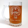 Clan Murray Scottish Crest Stein Set of 4, 27oz Engraved Family Emblem With Engraved Personalization view 3