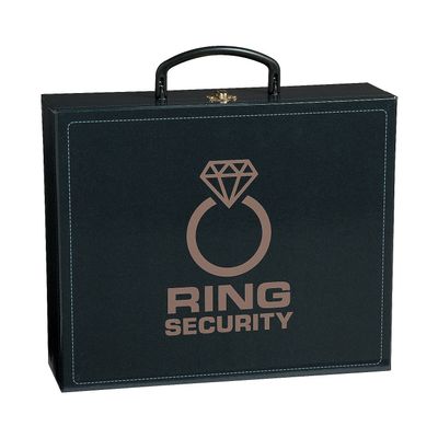 Fun Express Wedding Ring Bearer Security Case, Coated Cardboard Box - Unique Ceremony Supplies