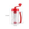 Batter Dispenser,Hand-held Manual Pancake Cupcake Batter Mixer Dispenser Blender Machine Baking Tool for Making Cakes Waffles Betters view 2