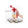 Batter Dispenser,Hand-held Manual Pancake Cupcake Batter Mixer Dispenser Blender Machine Baking Tool for Making Cakes Waffles Betters view 3