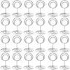 Toncoo 24 Pcs Premium Mini Place Card Holders and 24 Pcs Place Cards, Small Table Card Holder, Cute Table Number Holders, Photo Picture Holders for Centerpieces, Wedding, Party, Birthday view 2