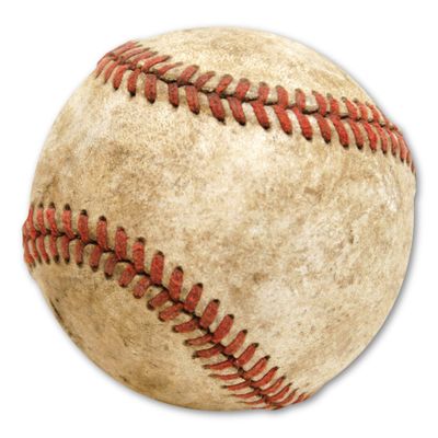 Magnet America Worn Baseball Magnet is 5.6" x 5.75" Made for Vehicles and Refrigerators