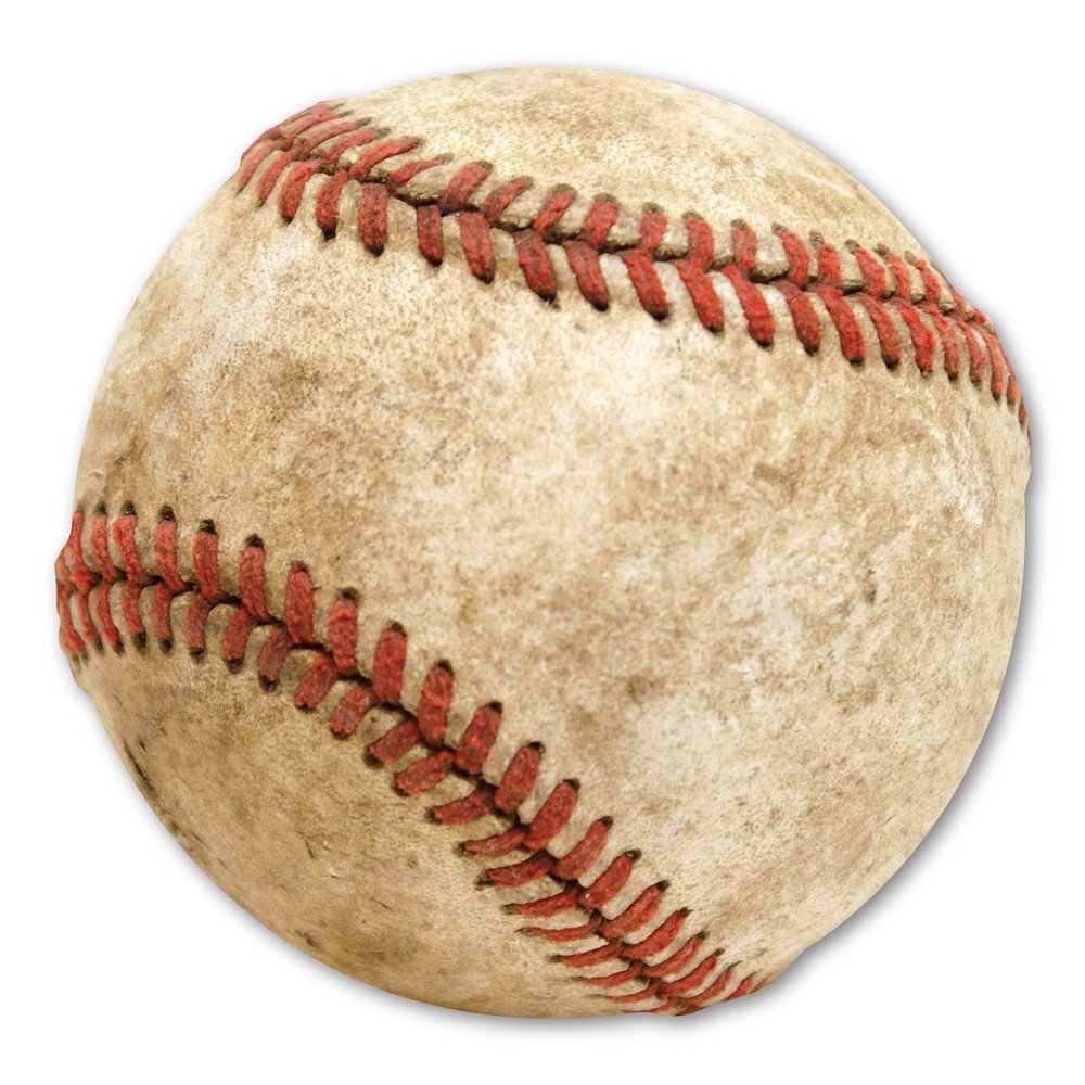 Magnet America Worn Baseball Magnet is 5.6" x 5.75" Made for Vehicles and Refrigerators