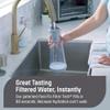 Hydros Water Filter Pitcher, 40 oz Slim Design, Patented Fast Flo Tech, Dishwasher Safe, Fills in Just 40 Seconds, BPA Free, 5 Cup Capacity, Grey view 2