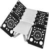 BoxLegend Version 3 Shirt Folding Board T Shirt Clothes Folder Durable Plastic Laundry Folders Folding Boards Helper Tool for Adults and Children (Black&White) view 1