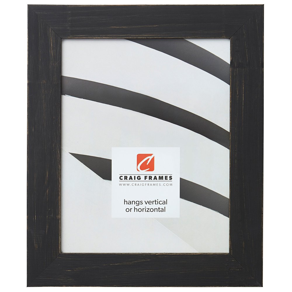 Craig Frames Jasper Picture Frame, 24 x 33 Inch, Country Charcoal Black