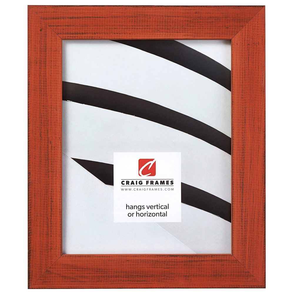 Craig Frames Jasper Picture Frame, 22 x 34 Inch, Country Bourbon Orange