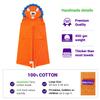 TheCroco Premium Hooded Towels for Kids | Ultra Soft and Extra Large (28 x 49 inches) | 100% Cotton Kids Bath Towel with Hood | Beach Pool Towels for Ages 1-8 Boys & Girls view 3