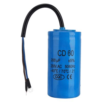 200uf 250V AC Round Capacitor, CD60 50/60Hz Compressors Capacitor ,AC Single-phase Motor Start Capacitor,for Air Conditioners, and Motors