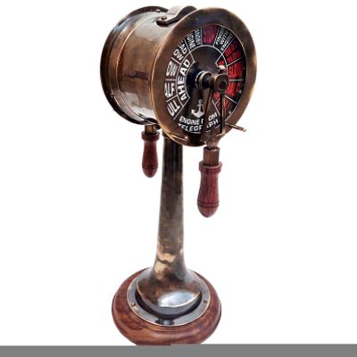 14" Inches Nautical Collectible Table/Shelf Decor Telegraph Repeater Sound Bell Talegraph(Antique Finish)