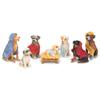 Canine Creche Dog Nativity Scene Decoration, 7 Piece Set view 1