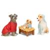 Canine Creche Dog Nativity Scene Decoration, 7 Piece Set view 3