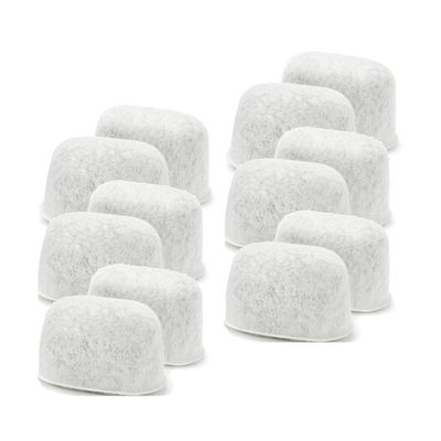 12 Pack Replacement Water Filters For Breville BWF100 Charcoal Activated by Essential Values