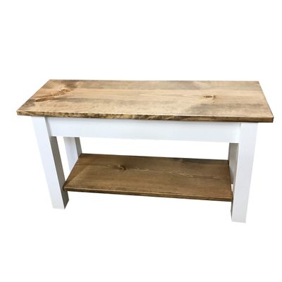 Ezekiel and Stearns Ambler Bench with Shelf (42)