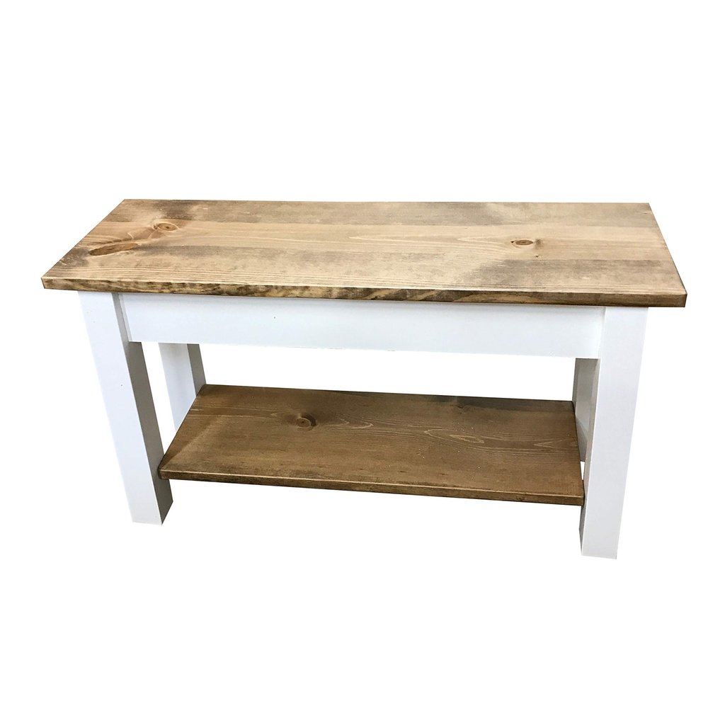 Ezekiel and Stearns Ambler Bench with Shelf (42)