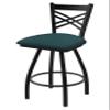XL 820 Catalina 30" Swivel Bar Stool with Black Wrinkle Finish and Graph Tidal Seat view 1