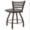 XL 410 Jackie 30" Swivel Bar Stool with Bronze Finish and Graph Alpine Seat view 3