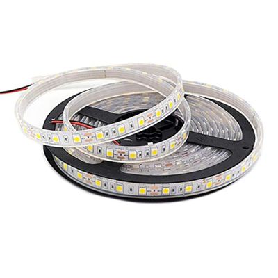 BSOD Outdoor LED Strip Lights Waterproof,Warm White IP68 Led Strip 12v Boat Underwater Lights 16.4ft 5050 SMD 300 Led Tube Flexible Rope Light for Swimming Pool Boat Fish Tank
