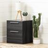 South Shore Step One Essential 2-Drawer Nightstand-Gray Oak view 2