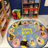 KIDCARPET.COM Animal Babies Preschool 4' x 6' Oval Area Rug view 2