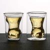 2 Pack Funny Male Female Shaped Shot Glasses Durable Dual Layered Borosilicate Tumbler Glass view 1