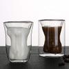 2 Pack Funny Male Female Shaped Shot Glasses Durable Dual Layered Borosilicate Tumbler Glass view 3