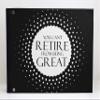 Darling Souvenir Black Polka Dot Personalized Retirement Party Guest Keepsake Memory Book Hardbound Sign-in Book Registry Message Guestbook-9 x 12 Inches view 3