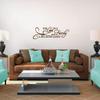 Sweetums Signatures The Love of A Family is Life's Greatest Blessing Wall Decal 24" Wide x 8" Tall Cranberry view 3