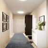 15 FT Long Non-Slip Washable Carpet Runner Rug with Rubber Backing, Custom Floor Mat for Kitchen Hallway Stairs Bedroom Bathroom Entry, Bricks Anthracite Grey, Your Choice of Length, (26" X 15') view 2
