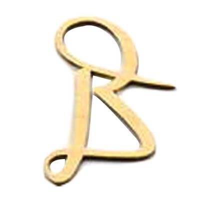 Pigeon Fleet Brass House Address Letters Numbering for Address Plaque, House Letters B