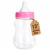 13" Jumbo Fillable Baby Shower Bank Plastic Decoration Centerpiece (Pink, 13") view 1