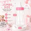 13" Jumbo Fillable Baby Shower Bank Plastic Decoration Centerpiece (Pink, 13") view 2