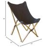 Buffalo Tools BFCBCBLK Butterfly Chair Folding Canvas , Black view 2