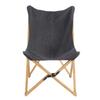 Buffalo Tools BFCBCBLK Butterfly Chair Folding Canvas , Black view 4