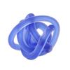 Beachcombers Glass Frosted Knot Dark Blue Coastal Beach Nautical Decor Decoration Blue view 1