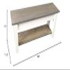 Ezekiel and Stearns Cottage Bench with Shelf (60) view 2