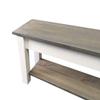 Ezekiel and Stearns Cottage Bench with Shelf (60) view 3