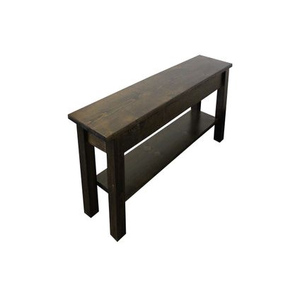 Ezekiel and Stearns Yukon Bench with Shelf (72)
