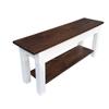Ezekiel and Stearns Colonial Harvest Bench with Shelf (24) view 4