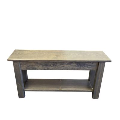 Ezekiel and Stearns Cape Cod Bench with Shelf (60)