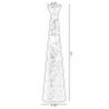 Brushed Paint Unique Straight Design Metal Decorative Floor Vase Flower Holder for Entryway, Living Room, or Dining Room-Perfect for Displaying Flowers or Plants (Large) view 3