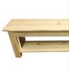 Ezekiel and Stearns Pine Wood Storage Bench with Shelf (24) view 2