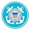 Magnet America Coast Guard Seal Magnet is 5" x 5" Made for Vehicles and Refrigerators view 1