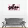 The Oliver Gal Artist Co. Fashion and Glam Wall Art Canvas Prints 'Rosa y Negro' Home Dcor 30" x 20" Pink, Black view 3