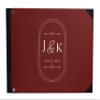 Darling Souvenir Red Heart & Frame Wedding Guestbook Hardbound Cover Printed Anniversary Wedding Guest Registry-9 x 12 Inches view 1