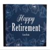 Darling Souvenir Blue Floral Border Retirement Party Guestbook Hardbound Cover Personalized Printed Keepsake Memory Guest Registry-9 x 12 Inches view 1